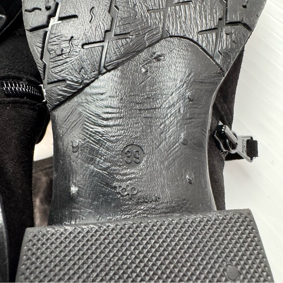 🆕 Miz Mooz Black Over the Knee suede leather Boots size 39 (8.5-9 US) NWOT - Picture 7 of 14